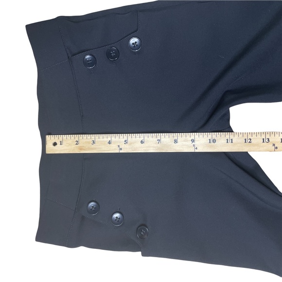 BETABRAND Dress Pant Yoga Pants Bootcut 6 Button Style Black Women's Petite S - Picture 4 of 9
